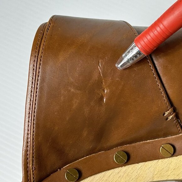 Veronica Beard Alek Womens Size 10 M Platform Clog Mule Brown Boho Chunky Retro - Picture 3 of 16